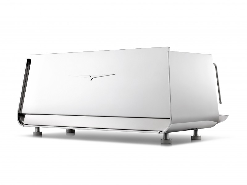 Victoria Arduino Eagle One in Chrome-Angled Back View