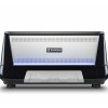 This image is a back panel view of the Rancilio Classe 11 espresso machine in Midnight Blue with LED lighting, 3 groups and volumetric dosing controls.